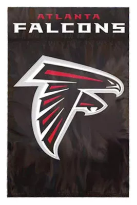 Atlanta Falcons - 2-sided 28" x 44" NFL Nylon Banner