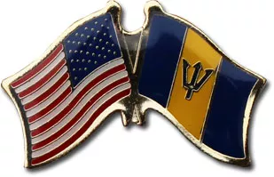 Barbados Friendship Pin