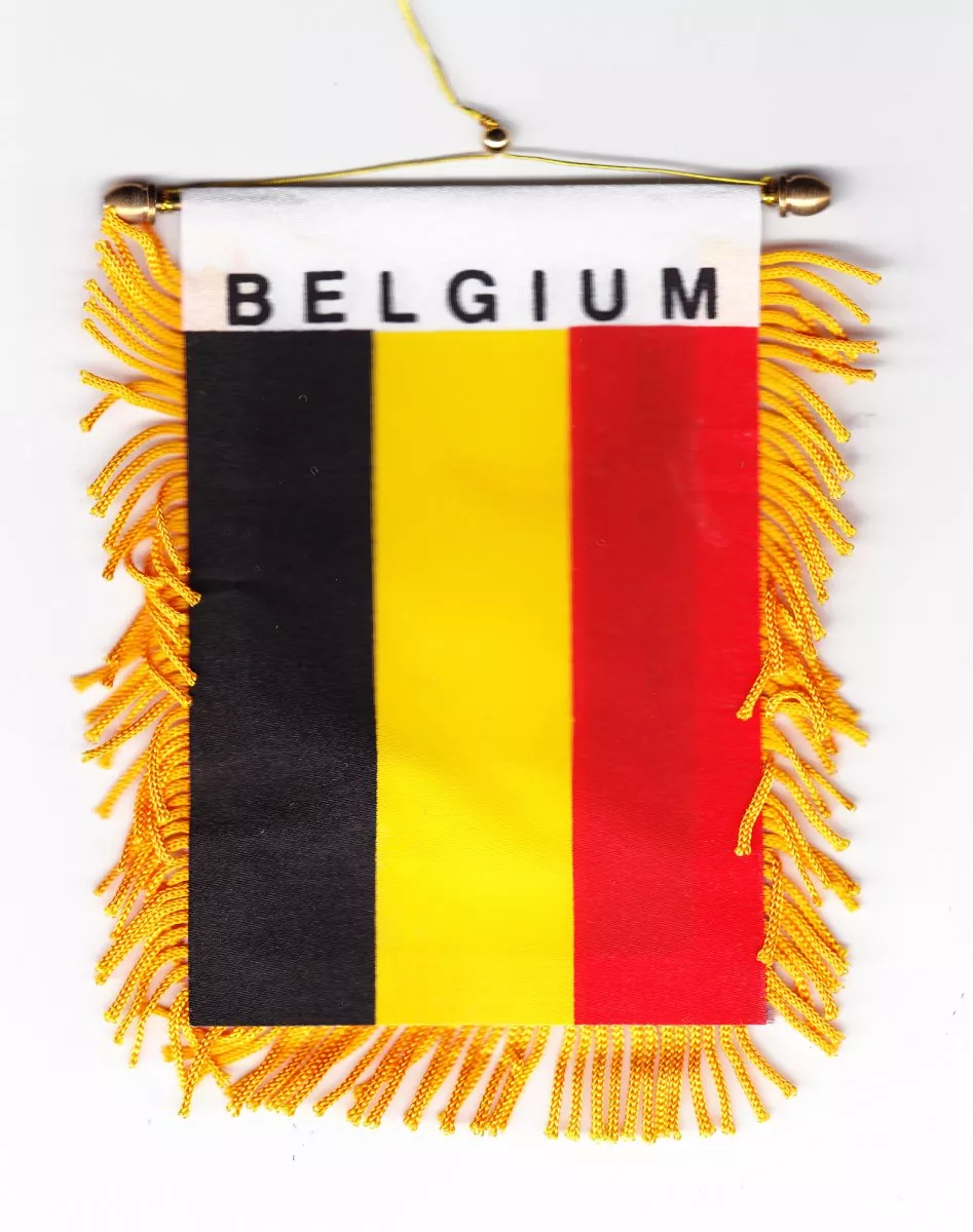 Belgium Window Hanging Flag
