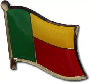 Benin Flag Lapel Pin