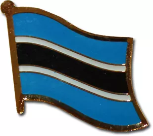 Botswana Flag Lapel Pin