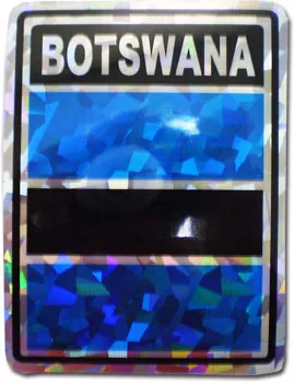 Botswana Reflective Decal