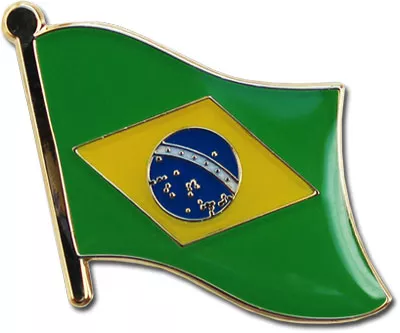 Brazil Flag Lapel Pin