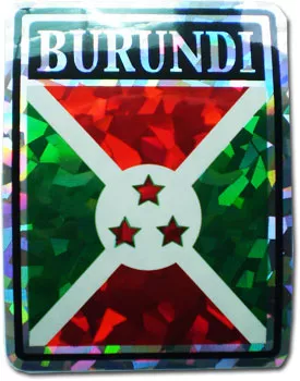 Burundi Reflective Decal