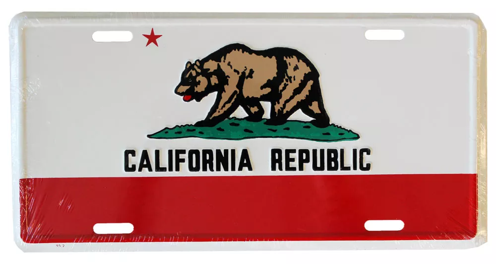 California License Plate
