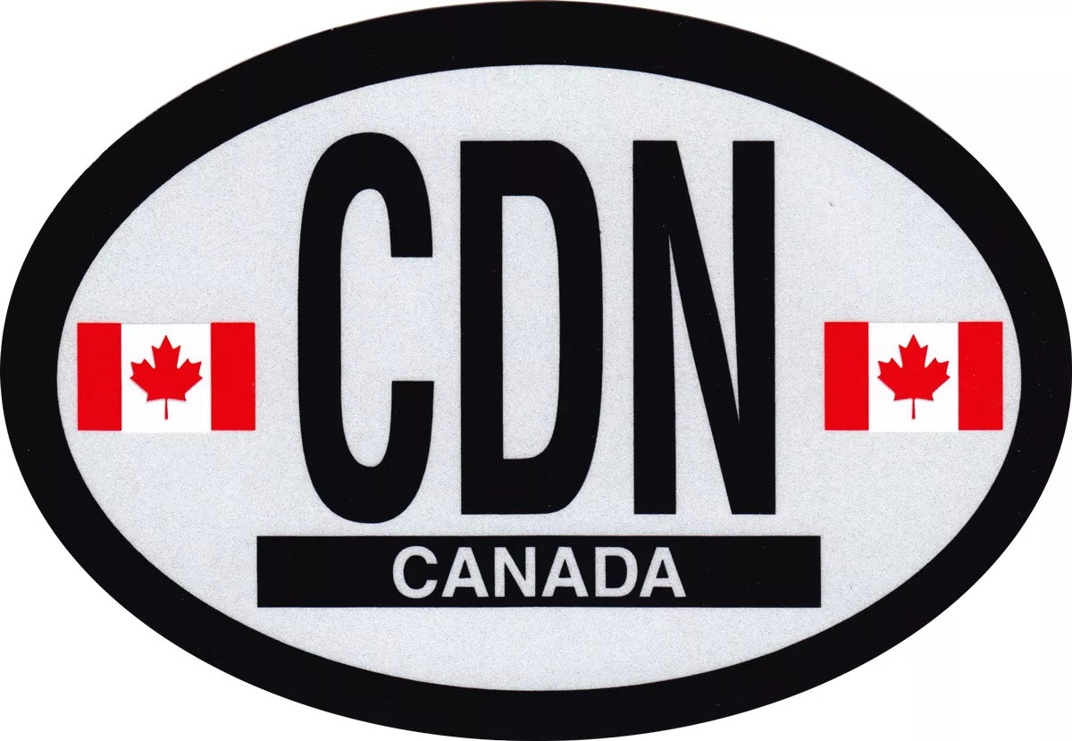 Canada Oval Decal