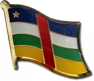 Central African Republic Flag Lapel Pin