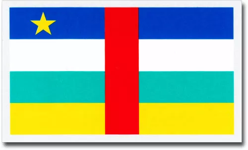 Central African Republic Auto Decal