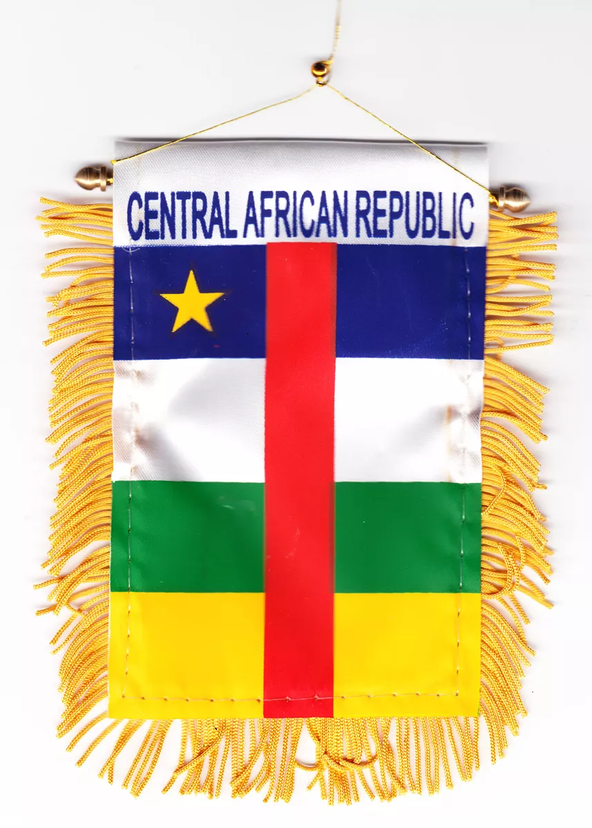 Central African Republic Window Hanging Flag