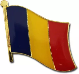 Chad Flag Lapel Pin