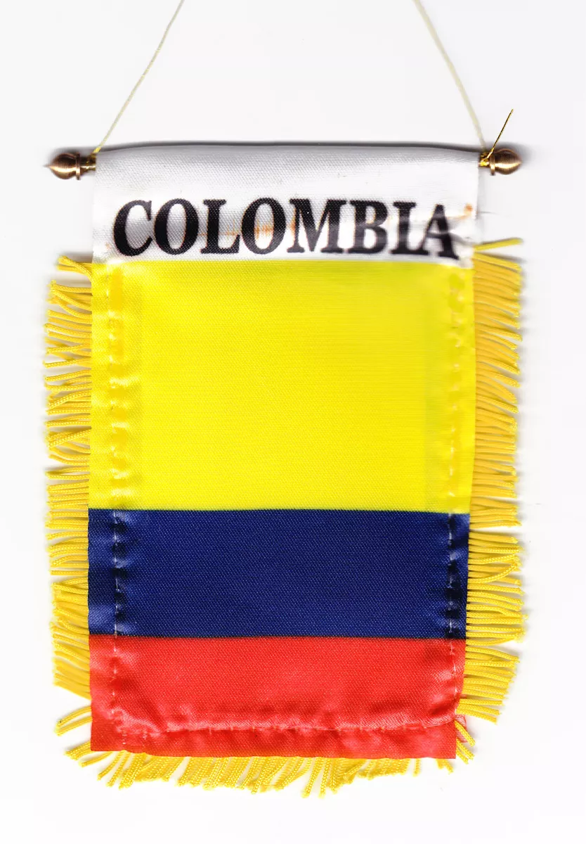 Colombia Window Hanging Flag
