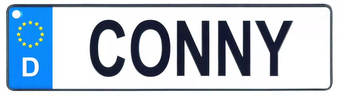 Conny - European License Plate (Germany)