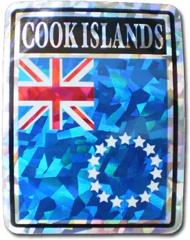 Cook Islands Reflective Decal