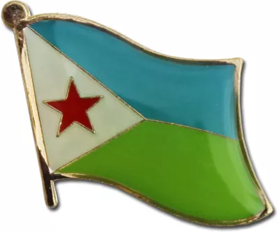 Djibouti Flag Lapel Pin