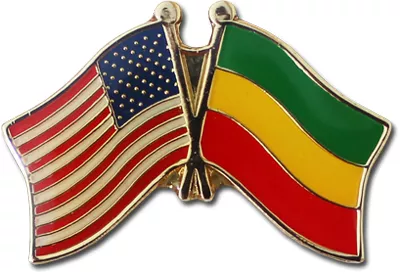 Ethiopia Friendship Pin (Plain)