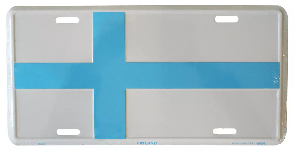 Finland License Plate
