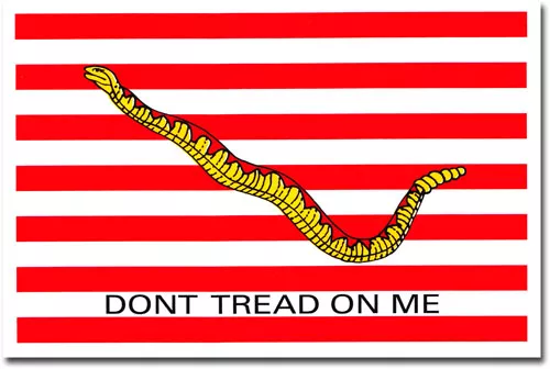 First Navy Jack - 4" x 6" Decal