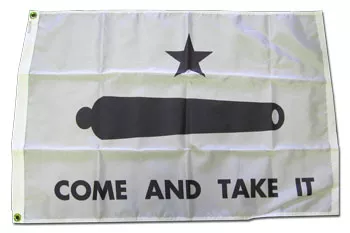Come and Take It - 2'X3' Nylon Flag - Nylon, Without Fringe
