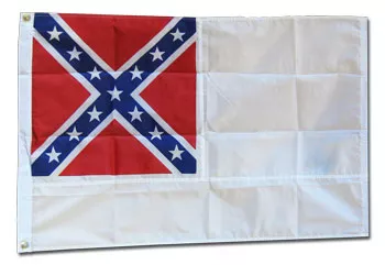 Second Confederate - 2'X3' Nylon Flag - Nylon, Without Fringe, Grommets