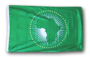 African Union  - 3'X5' Polyester Flag - Lightweight Polyester, 3' x 5', Without Fringe, Grommets