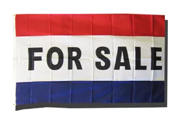 For Sale - 3'X5' Polyester Flag - Lightweight Polyester, 3' x 5', Without Fringe