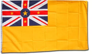 Niue - 3'X5' Polyester Flag - Lightweight Polyester, 3' x 5', Without Fringe, Grommets