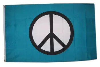 Peace - 3'X5' Polyester Flag - Lightweight Polyester, 3' x 5', Without Fringe, Grommets