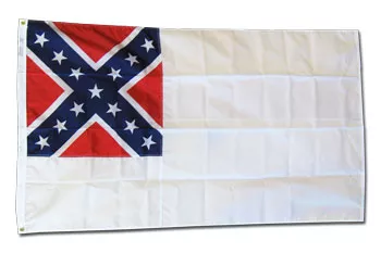 Second Confederate - 3'X5' Nylon Flag - Nylon, 3' x 5', Without Fringe