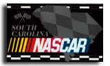 South Carolina - 3'x5' General Nascar Polyester Flag - Polyester, 3' x 5', Without Fringe, Grommets, Dyed