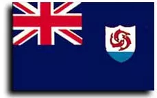 Anguilla - 5'X8' Nylon Flag - Nylon, Without Fringe, Grommets