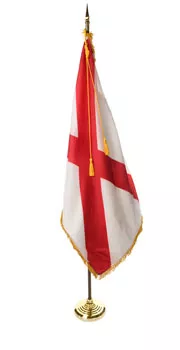 Alabama - 8' Flag Presentation Set - With Fringe, Pole Hem