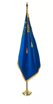 Nevada - 7' Flag Presentation Set - With Fringe, Pole Hem