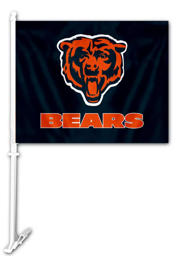Chicago Bears NFL Car Flag - 11.5" x 14.5", Without Fringe