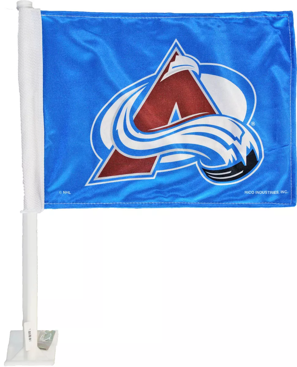 Colorado Avalanche NHL Car Flag - 11" x 14.5", Without Fringe