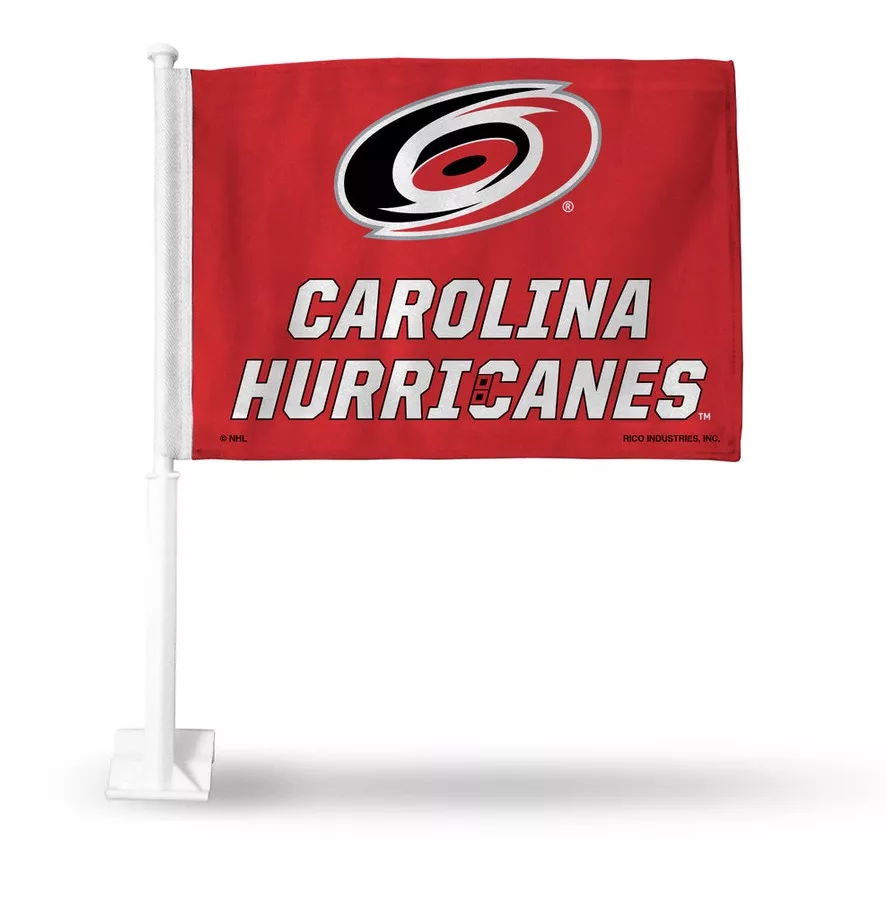 Carolina Hurricanes NHL Car Flag - 11" x 14.5", Without Fringe
