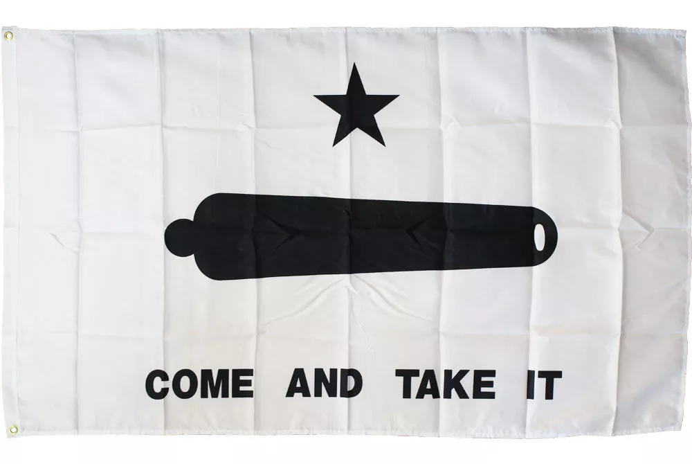 Come and Take It - 3'X5'  Polyester Flag - Lightweight Polyester, 3' x 5', Without Fringe