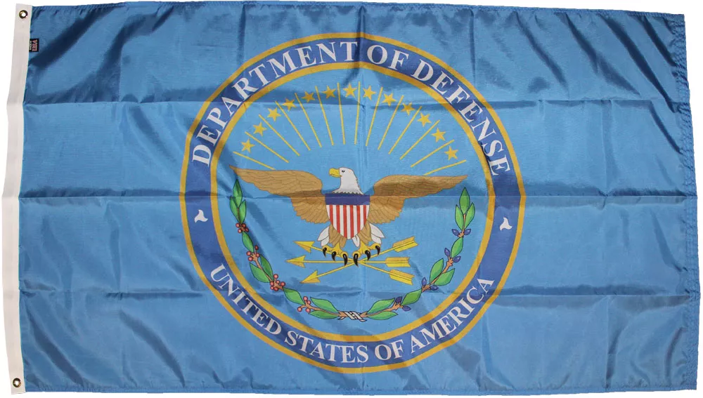 Department of Defense - 3'X5' Nylon Flag - Nylon, 3' x 5', Without Fringe