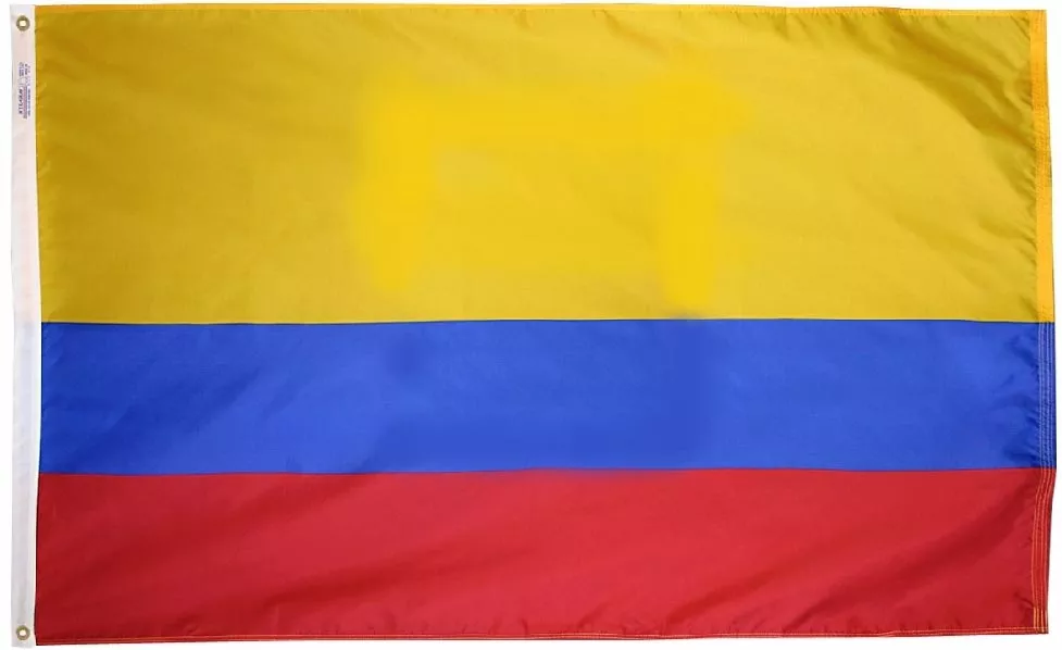 Ecuador - 4'X6' Nylon Flag (Civil) - Nylon, Without Fringe, Grommets