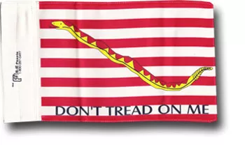 First Navy Jack - 5.5" x 8.5" Motorcycle Flag - 5.5" x 8.5", Without Fringe