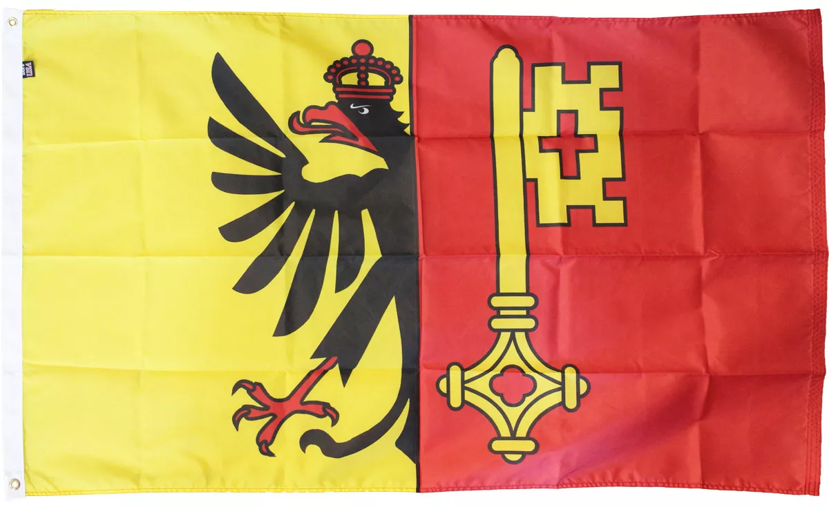 Geneva - 3'X5' Nylon Flag - Nylon, 3' x 5', Without Fringe