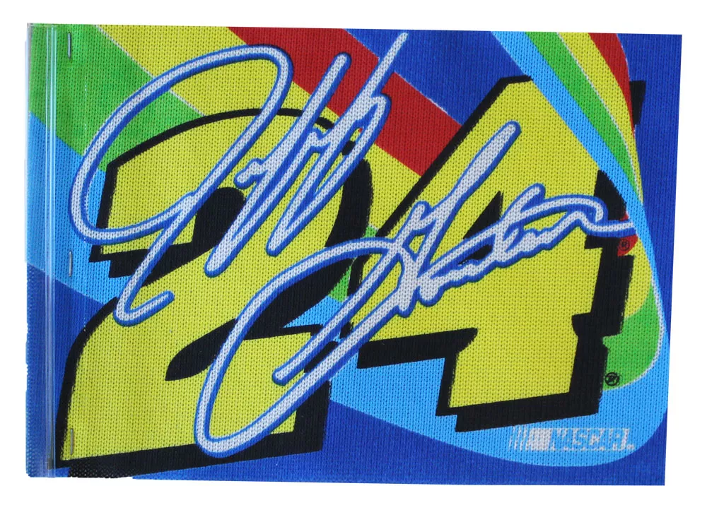 Jeff Gordon Car NASCAR Antenna Flag - 4" x 6", Without Fringe