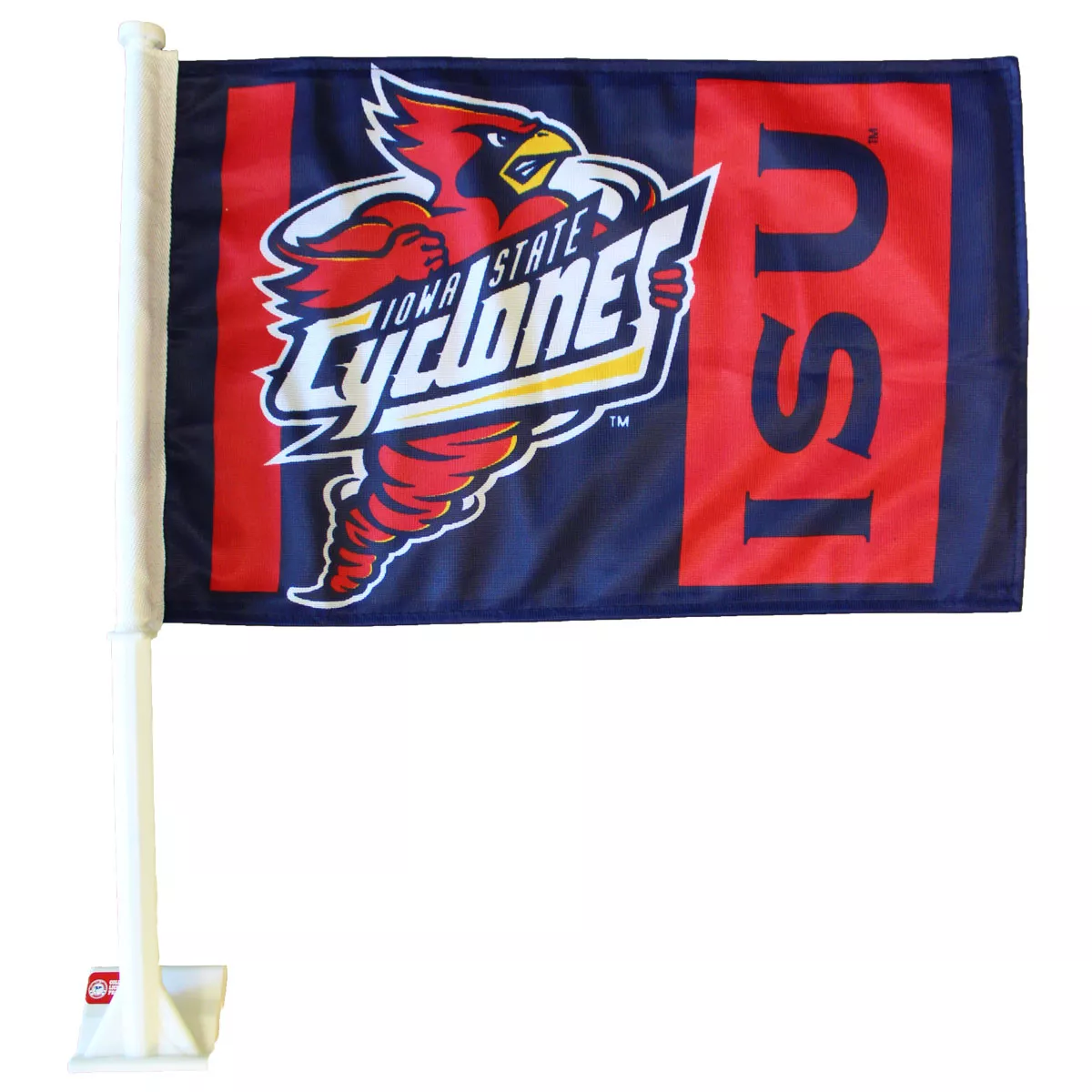 Iowa State - NCAA Car Flag - 11.5" x 14.5", Without Fringe