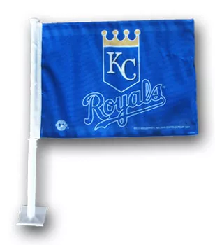 Kansas City Royals Car Flag - 11.5" x 14.5", Without Fringe