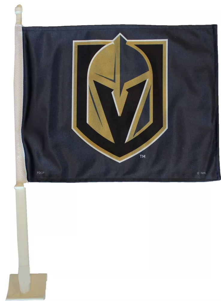 Vegas Golden Knights NHL Car Flag - 11.5" x 14.5", Without Fringe