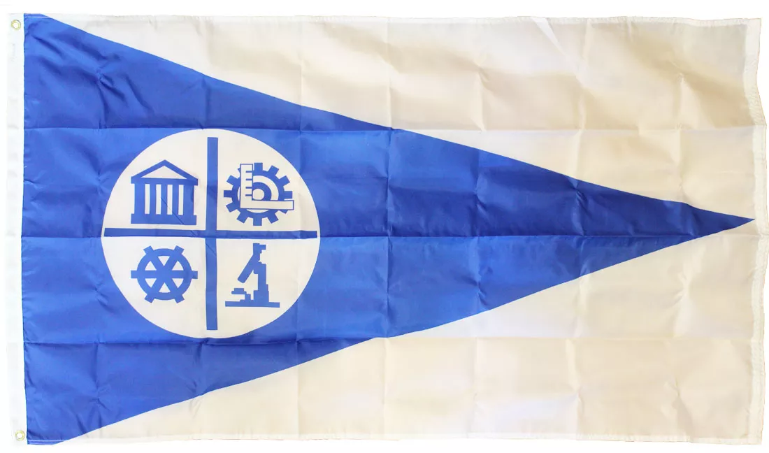 Minneapolis - 3'X5' Nylon Flag - Nylon, 3' x 5', Without Fringe, Grommets