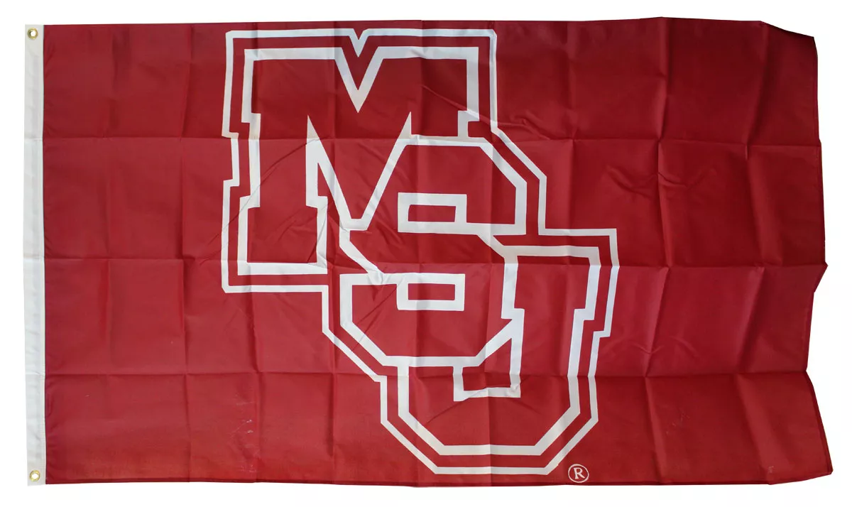 Mississippi State - 3' x 5' NCAA Polyester Flag - Medium Knit Polyester, 3' x 5', Without Fringe, Grommets, Dyed