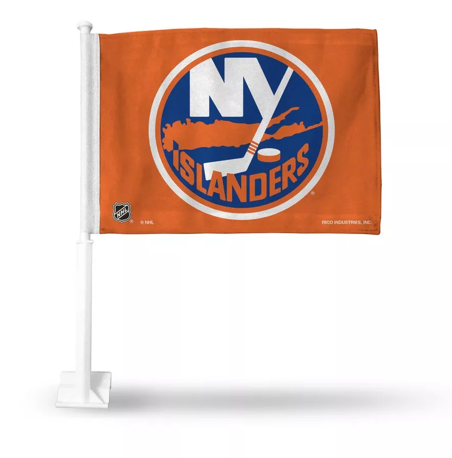 New York Islanders NHL Car Flag - 11" x 14.5", Without Fringe