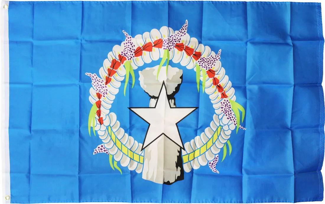Northern Marianas - 3'X5' Polyester Flag - Lightweight Polyester, 3' x 5', Without Fringe