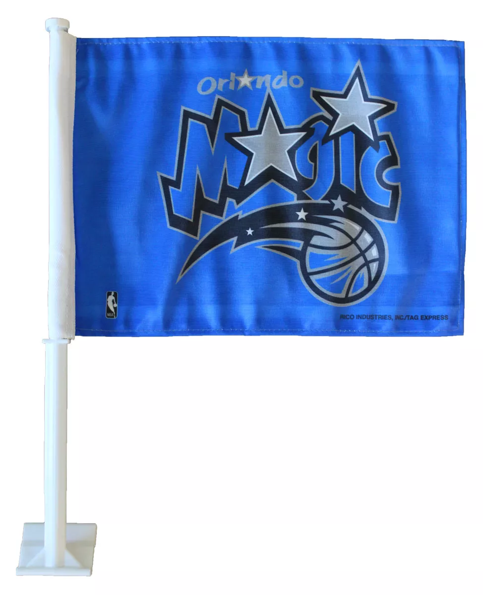 Orlando Magic NBA Car Flag - 11.5" x 14.5", Without Fringe