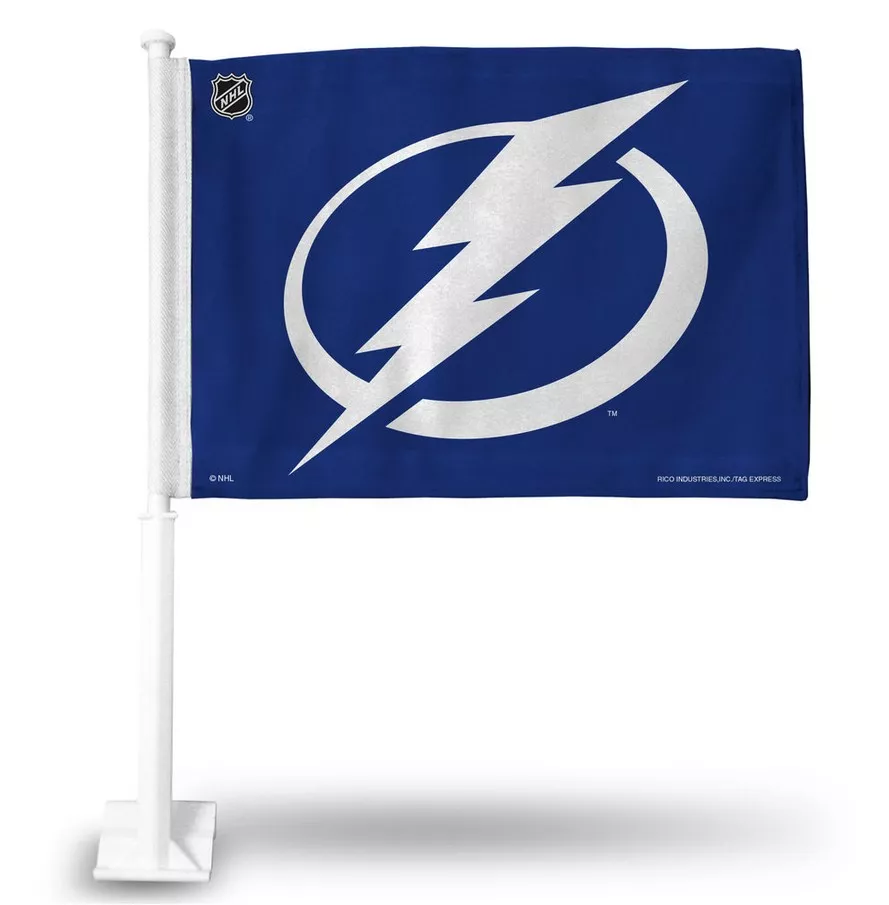 Tampa Bay Lightning NHL Car Flag - 11" x 14.5", Without Fringe
